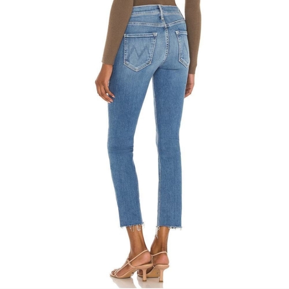 MOTHER Mid Rise The Rascal Ankle Fray Jeans - Picture 2 of 8